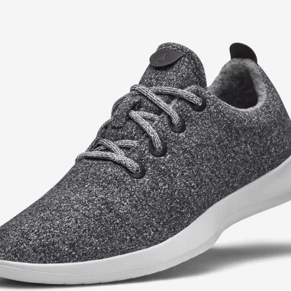 Allbirds Men’s Wool Runner Dark Grey Size 9